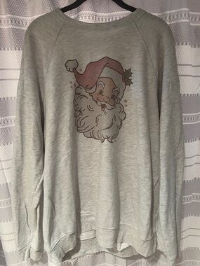 Vintage Santa image sweatshirt